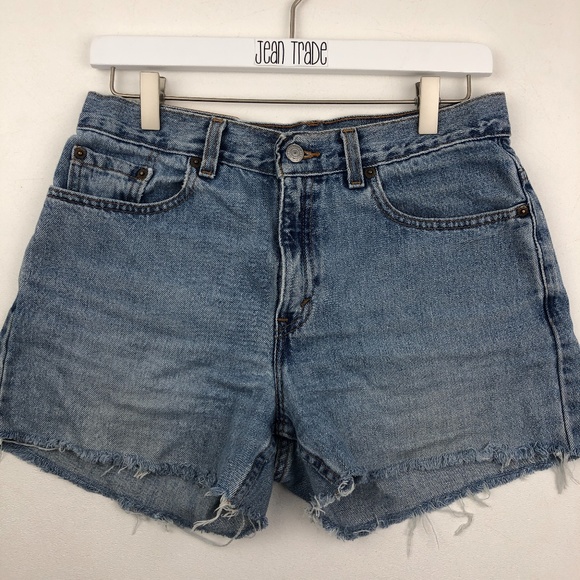 Levi's 577 Denim Cutoff Jean Shorts Vintage - Picture 1 of 9